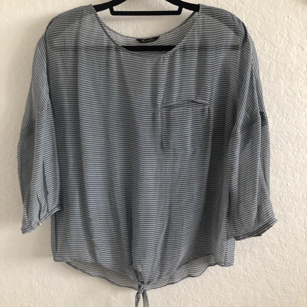 Massimo Dutti sheer top